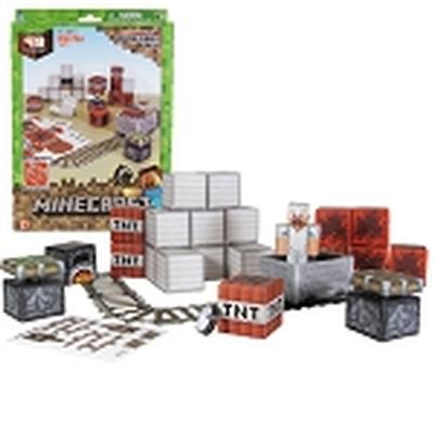 Click to get Minecraft Paper Craft Minecart Set