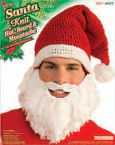 Click to get Santa Knit Hat  Beard