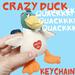 Crazy Duck Keychain