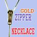 Gold Zipper Necklace