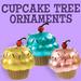 Cupcake Ornaments (Set of 3)