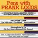 Pen with Prank Logos