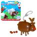 Pooping Reindeer Candy Keychain