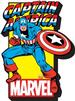 Marvel - Captain America w/ Logo Funky Chunky Magnet